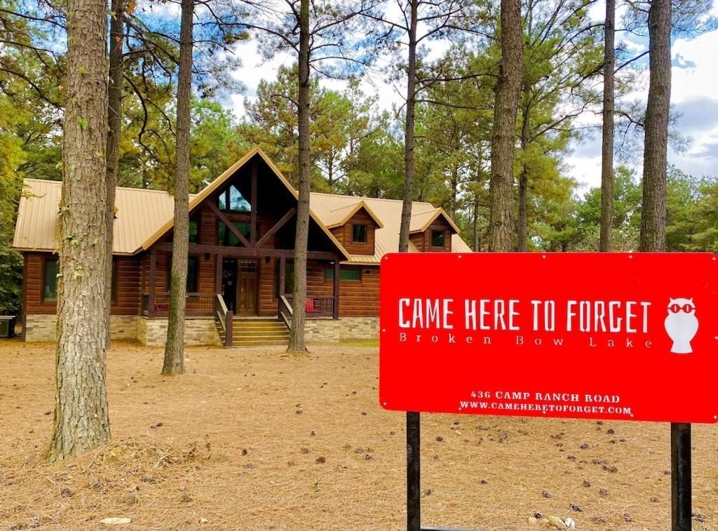 Came Here To Forget Cabin Broken Bow Ngoại thất bức ảnh